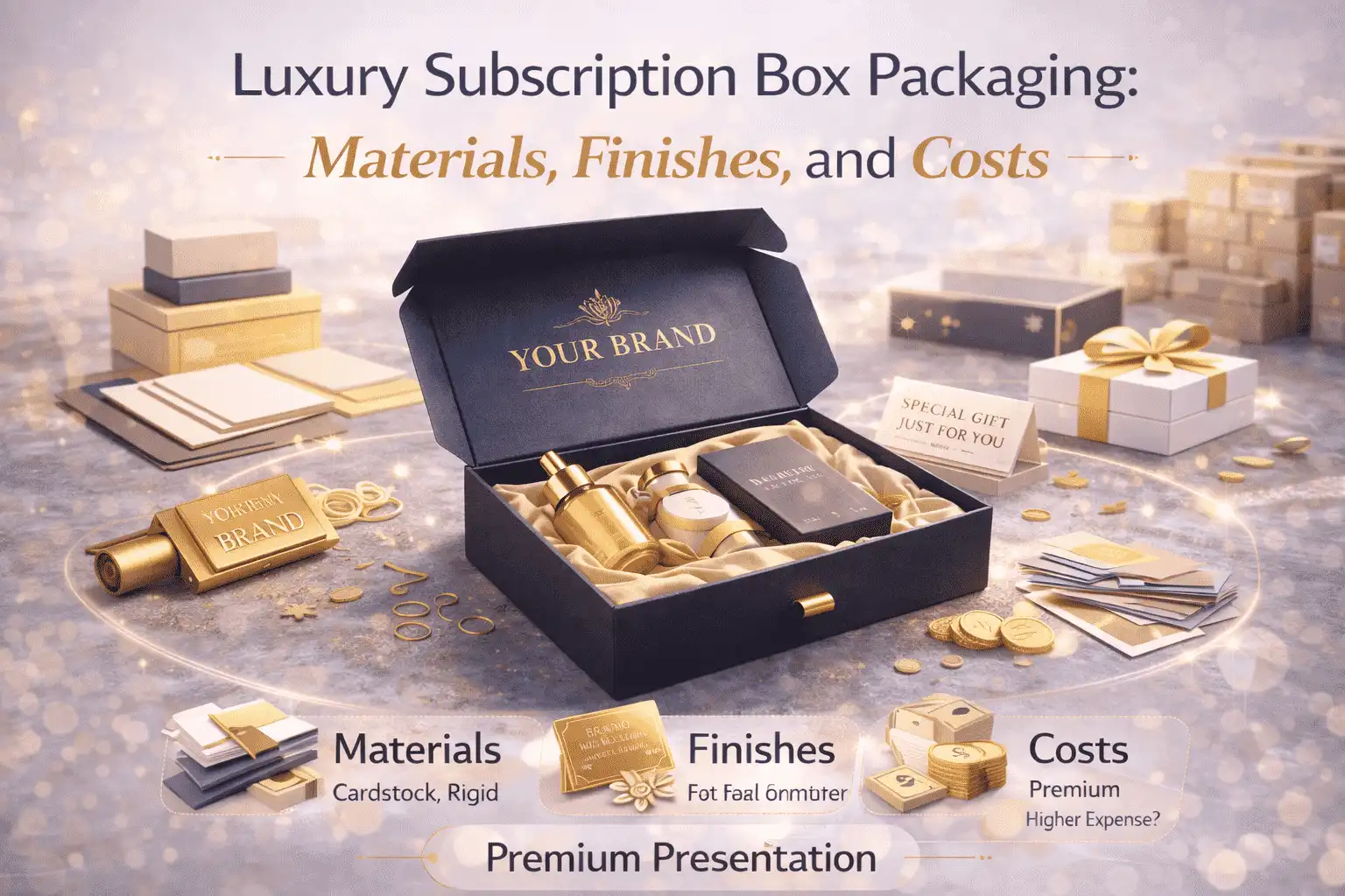 Luxury Subscription Box Packaging: Materials, Finishes, and Costs